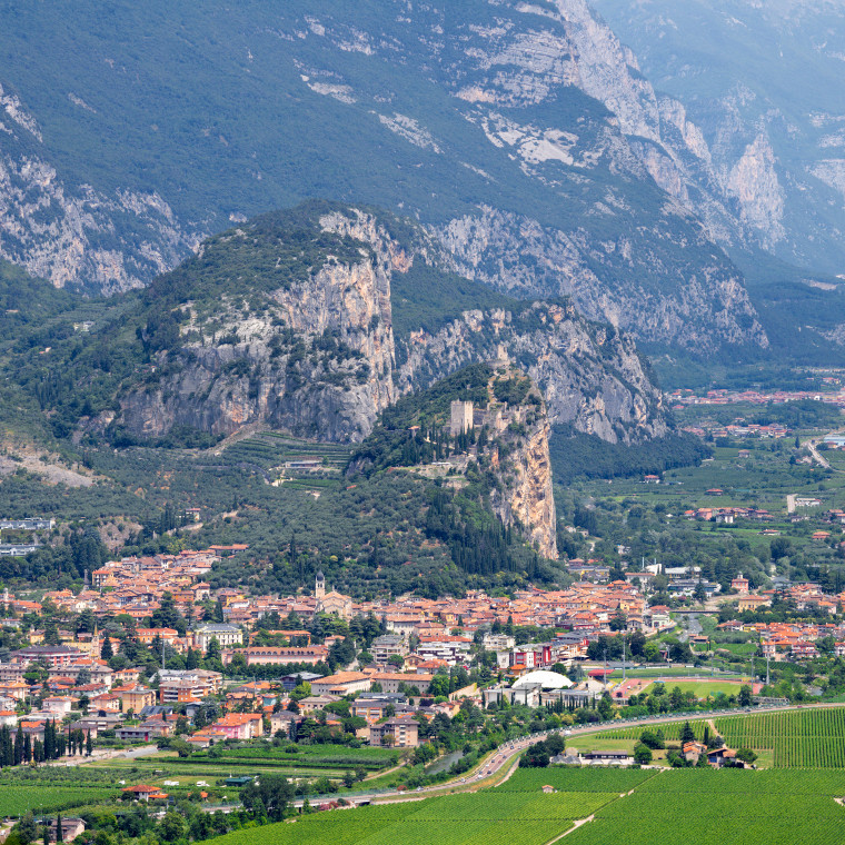 Arco - The Town with the medieval castle.